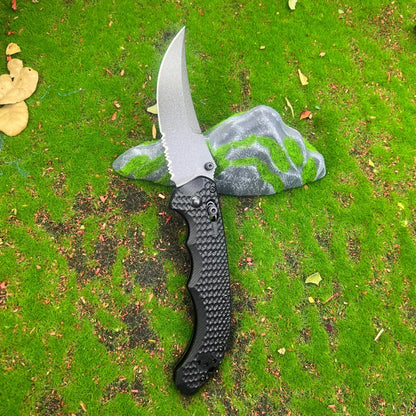 1PC,BM 865 High Hardness Outdoor Utility Folding Knife Ergonomics G10 Handle Jungle Climbing Picnic Lightweight Tools Camping Fishing Knives Portable Hiking Cutter Daily Cutting Tools Fruit Knife