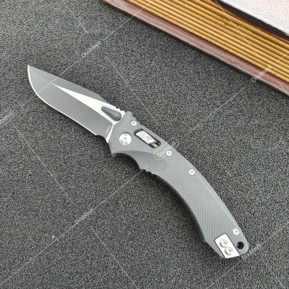 Lightweight EDC Outdoor Adventure MSI Folding Knife with Nylon Fiber Handle, Hiking Jungle Pocket Knife, Rope Cutter, Fruit Knife