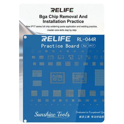 RELIFE RL-044R Welding Test Practice Board Connector Socket Removal and Installation Practice for Phone Repair Tools