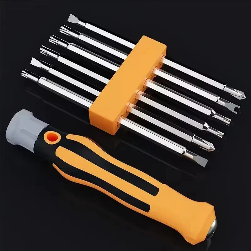 Mini Screwdriver Set 12 in 1 Precision Repair Tool Kit with Torx Phillips Slotted Magnetic Drill Bits for Camera Drone Watch PC