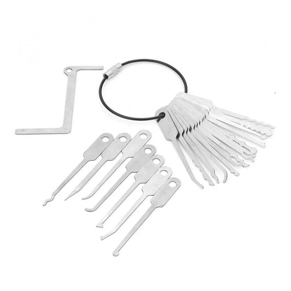 22-in-1 Lock Pick Set, Pro Locksmith Tools, Universal Padlock Repair Kit, Portable Metal Lock Picks, Daily Lock Maintenance