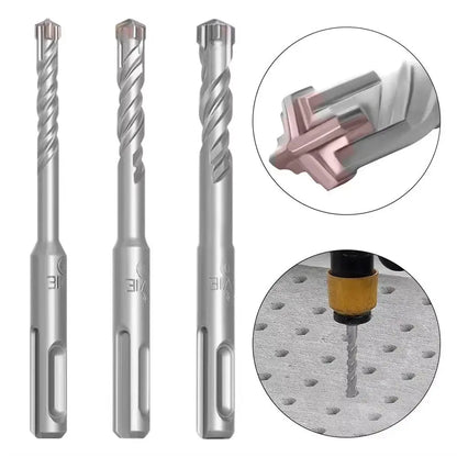 1Pcs 5/6/7/8/10/12mm Concrete SDS Plus Drill Bit 110mm 160mm Cross Tips Electric Hammer Drill Bit 4 Cutters Round Shank
