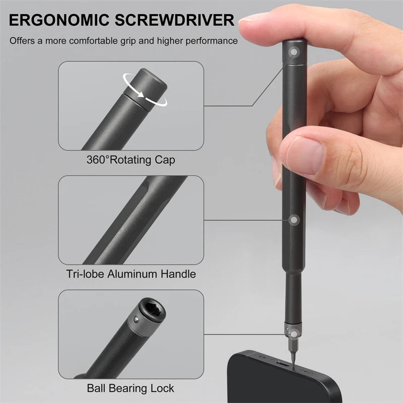 Galacok 49 in 1 Precision Screwdriver Set Magnetic Small Screwdriver Set for Electronic Computer Laptop PC Watch PS5 Eyeglass
