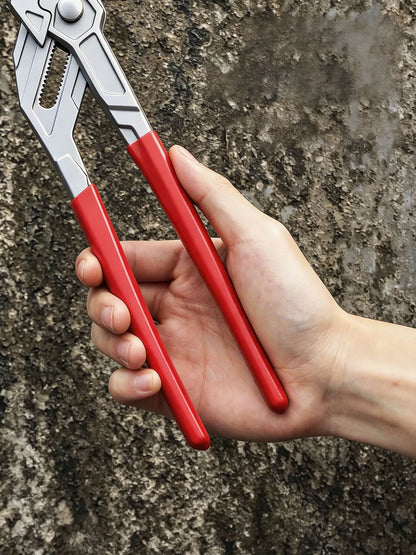 Quick Adjust Water Pump Pliers Adjustable Pipe Wrench Self Locking Plumbing Tool for Household DIY Faucet Manual Clamping