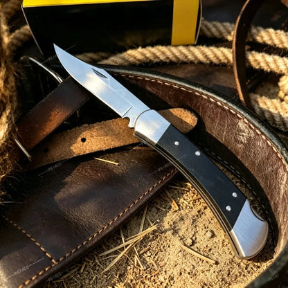 110 Folding Knife D2 Steel Blade G10 Handle Outdoor Camping Portable Hiking Survival Multi-purpose EDC Pocket Knife Men's Gift