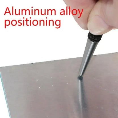 3Pcs High-Carbon Steel Center Punch Non-Slip Pin Punch Set for Alloy Steel Metal Wood Drilling Essential Tool for Craftsmen