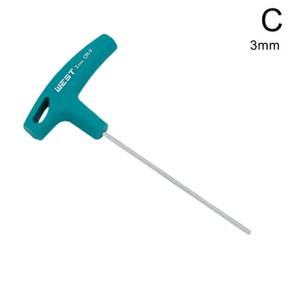 Professional Hex Allen Wrench with T-Handle 2mm 2.5mm 3mm 4mm 5mm 6mm 8mm 10mm Hexagonal Wrench Tools