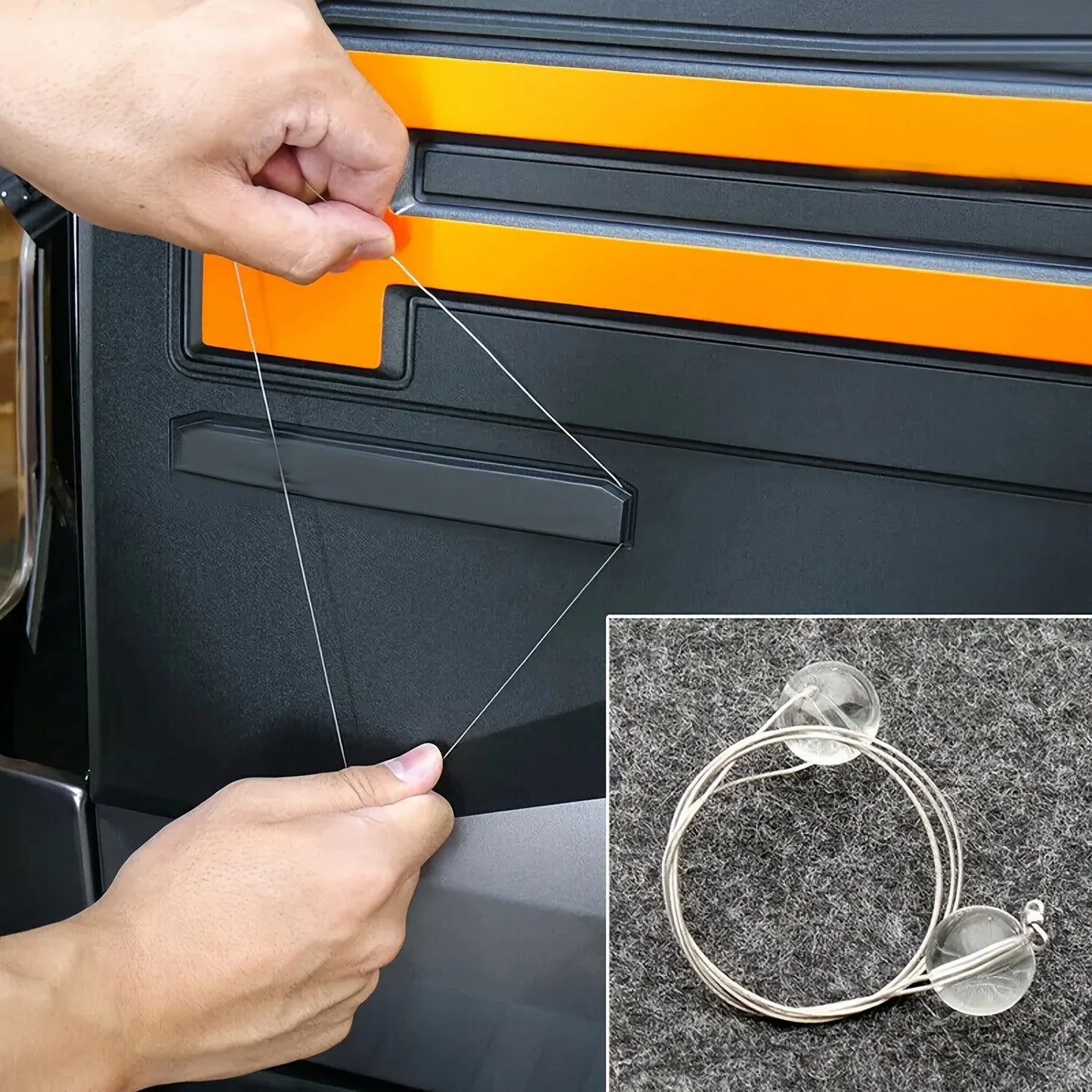 Car Emblem Removal Tool - No-Scratch Pry Kit for Safe Removal of Car Logos