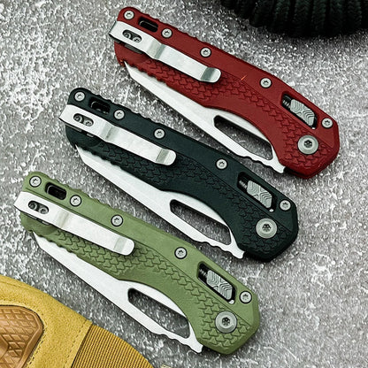 MSI-1 Jungle Adventure EDC Practical Folding Knife Multifunctional Tactical Hunting Tool 440C Blade Knives Nylon Fiber Handles