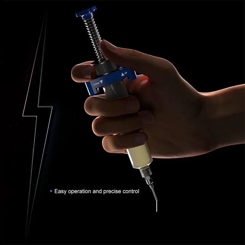 MJ Mijing HB21 PRO Metal Flux Mate Syringe Screw Booster Flux Paste UV Glue Green Oil Universal Booster Phone Repair
