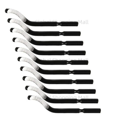 Deburring Tool Set NG1000 with 11 High Speed Steel Swivel Blades 360 Degree Rotary Head for Metal Resin Alu Copper Plastic PVC