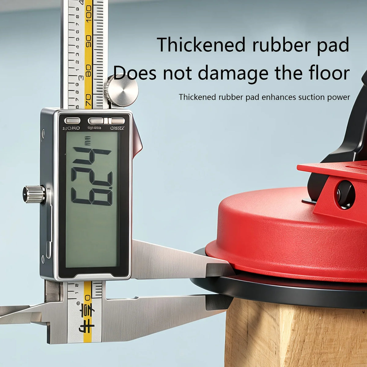 Heavy Duty Floor Gap Fixer Tool with Suction Cup, Industrial Grade Laminate Flooring Repair Kit for Vinyl Plank & Wood Floors
