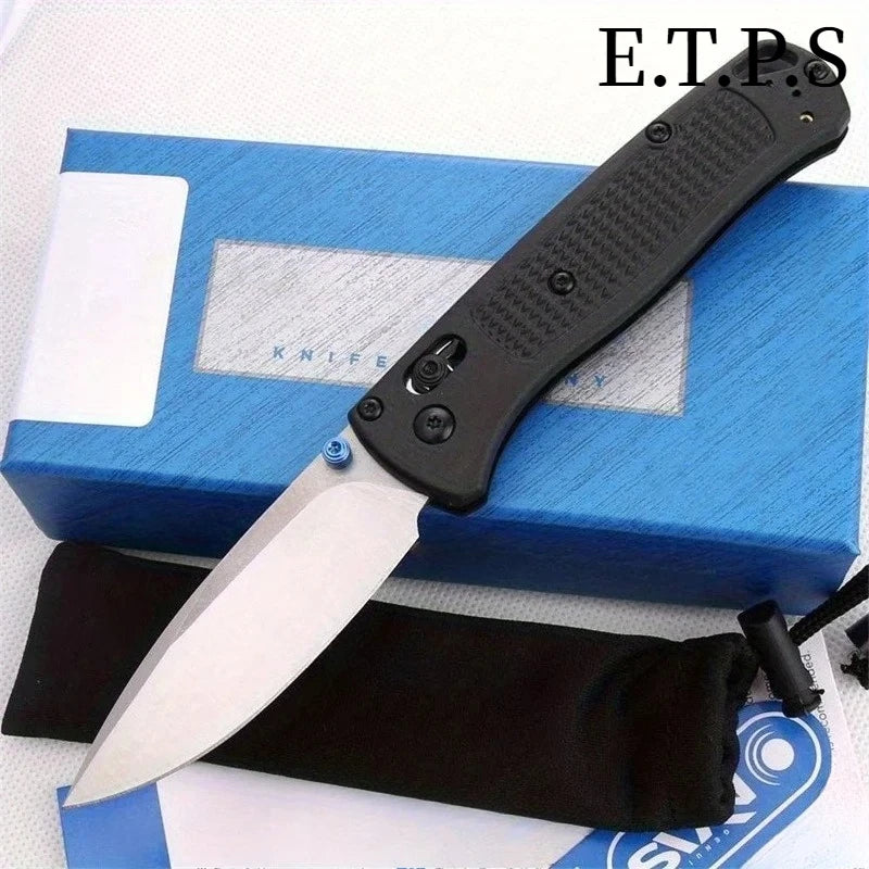 BM 535 EDC Folding Pocket Knife Drop-Point Blade Nylon Wave Fiber Handle Outdoor Hunting Camp Survival Multifunctional Tools