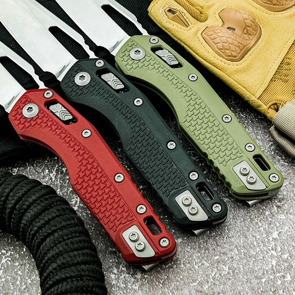 MSI-1 Jungle Adventure EDC Practical Folding Knife Multifunctional Tactical Hunting Tool 440C Blade Knives Nylon Fiber Handles
