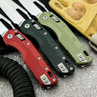 MSI-1 Jungle Adventure EDC Practical Folding Knife Multifunctional Tactical Hunting Tool 440C Blade Knives Nylon Fiber Handles