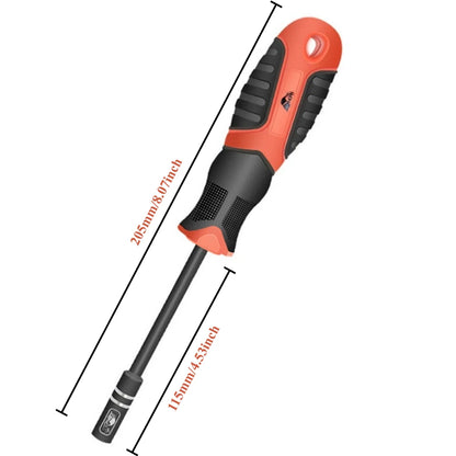 24In1 Socket Screwdriver Set Magnetic Bit Cross Flat Shaped Screwdriver Head Detachable Multifunctional Handheld Repair Tool Set