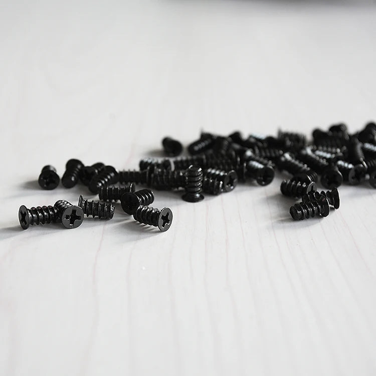 30PCS Black Computer PC Case Cooling Fan Durable Screw For Fans 60mm 80mm 120mm
