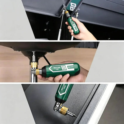 14 in 1 Multi-Function Rotary Ratchet Screwdriver Set Magnetic Bit Kit Portable Hand Repair Tool for Home DIY