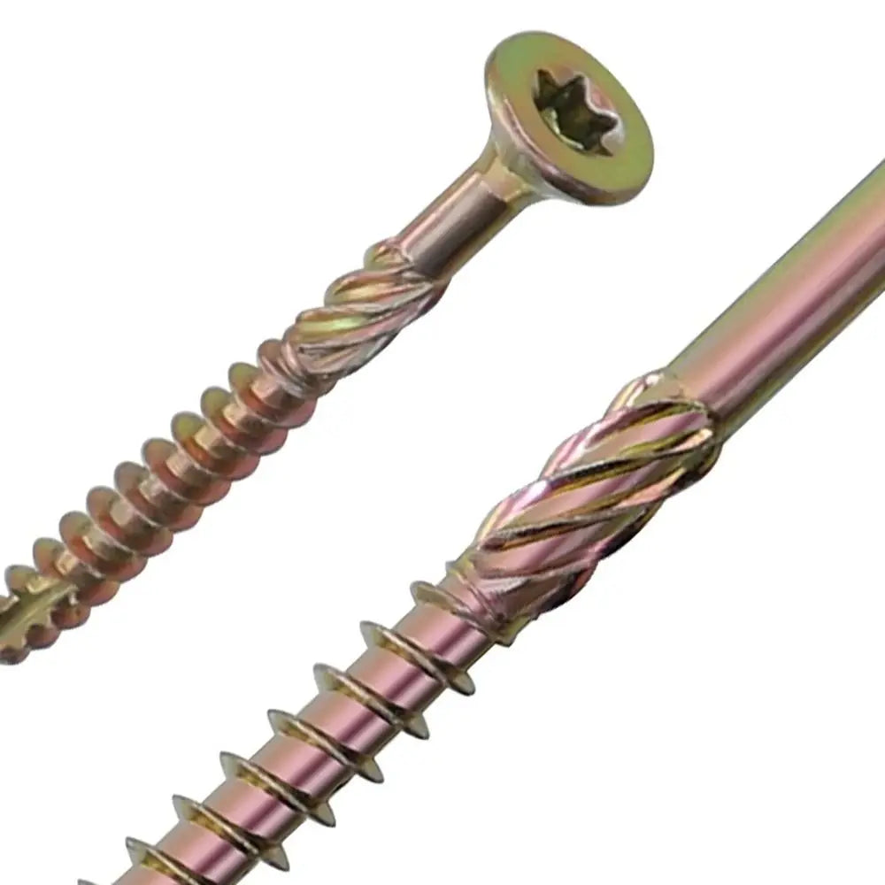 100Pcs/Pack 35mm 45mm 60mm 80mm Self-tapping Screw M5 Flat Head Torx T25 Screws Galvanized Woodworking Screws Hardware Tools