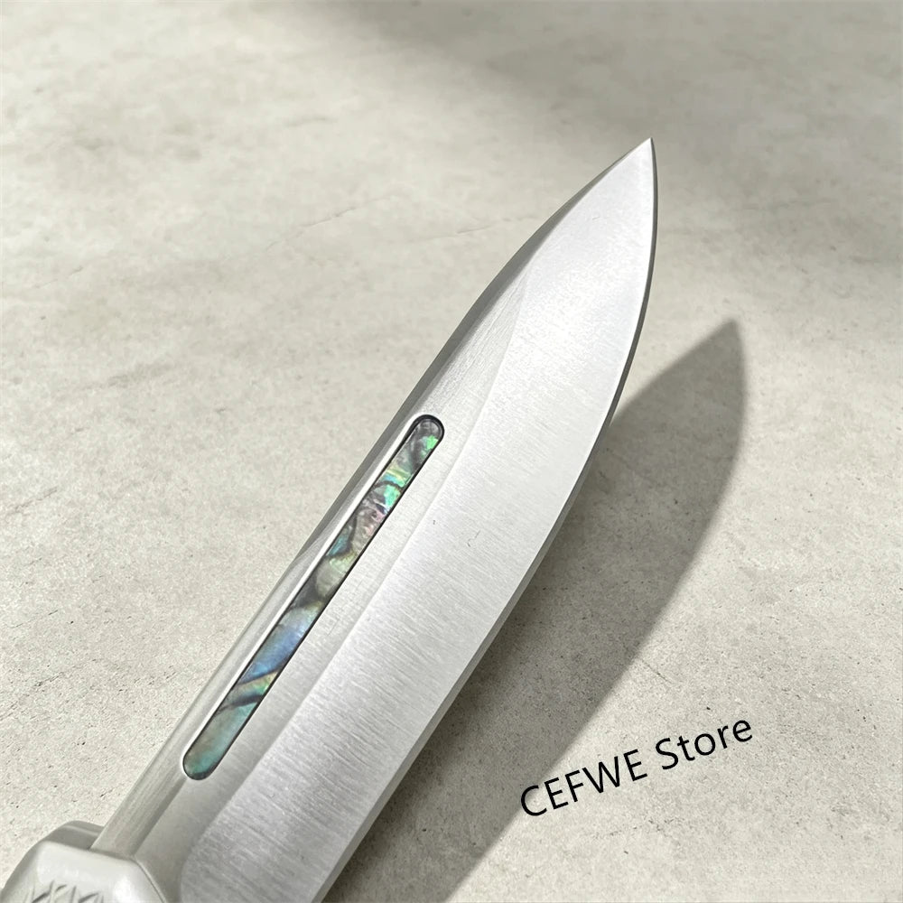 Cobra Tec Outdoor Camping Tactical Pocket Folding Knife D2 Blade Aluminium Alloy Handle EDC Survival Rescue Multi-purpose Knife