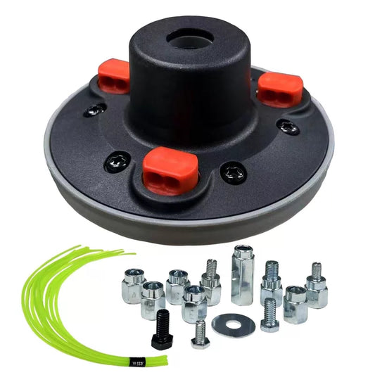 SIMUSI Universal Weed Eater Head, Easy Load String Trimmer Head Grey& Black [1]