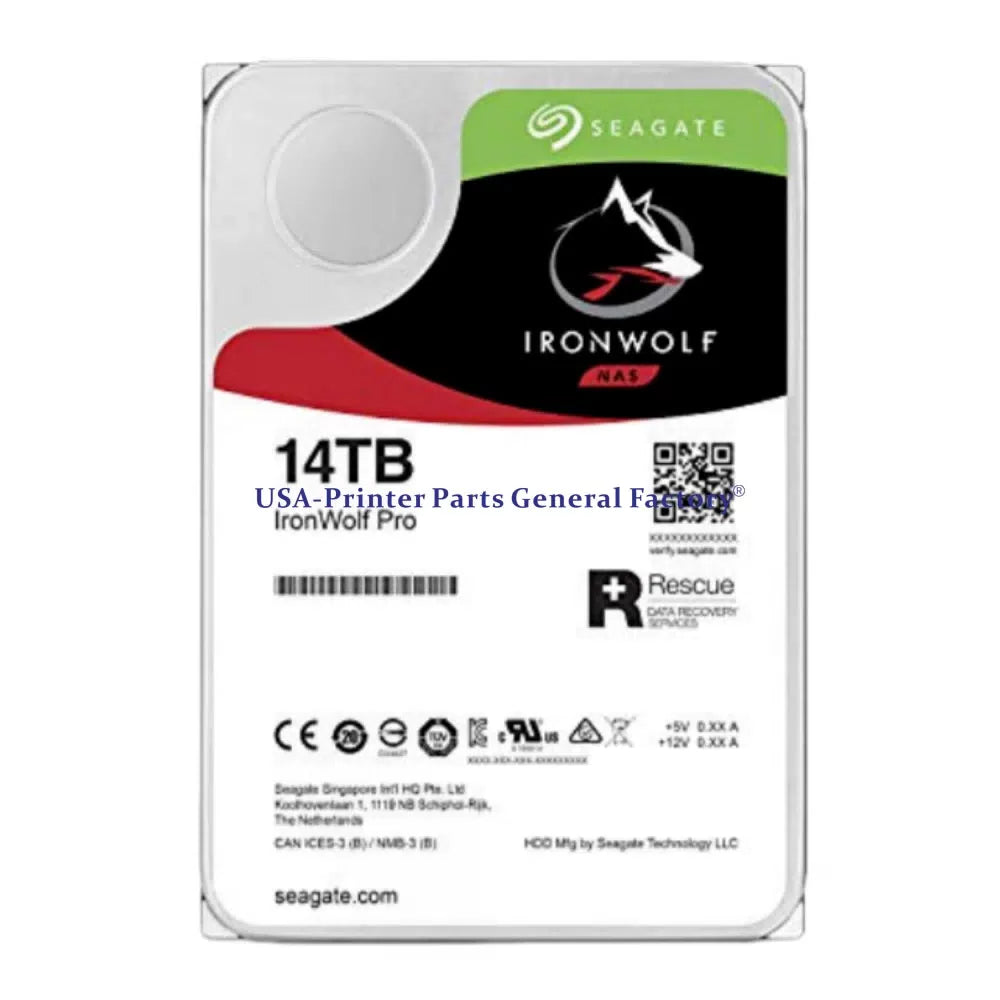 ST14000NE0008 Seagate IronWolf Pro 14TB 7200 RPM 256MB Cache SATA 6.0G/S 3.5 [1]