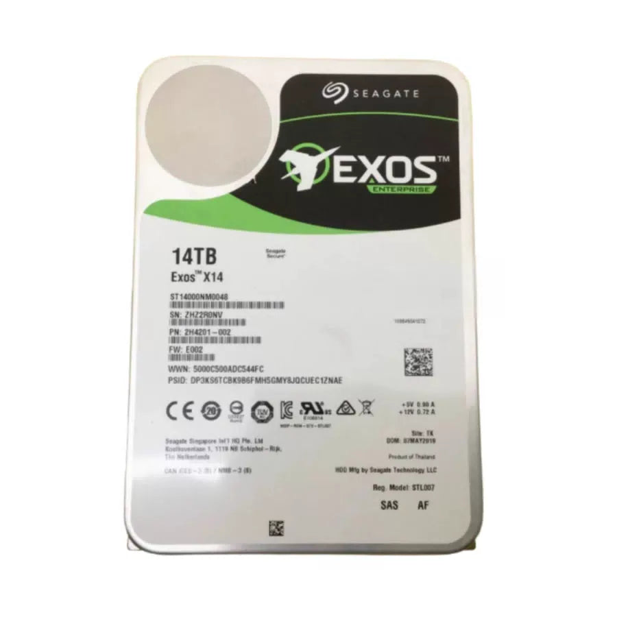 ST14000NM0048 For Seagate 14TB 7.2K SAS 12Gbps 3.5in 512e ENT HDD Fast delivery [1]