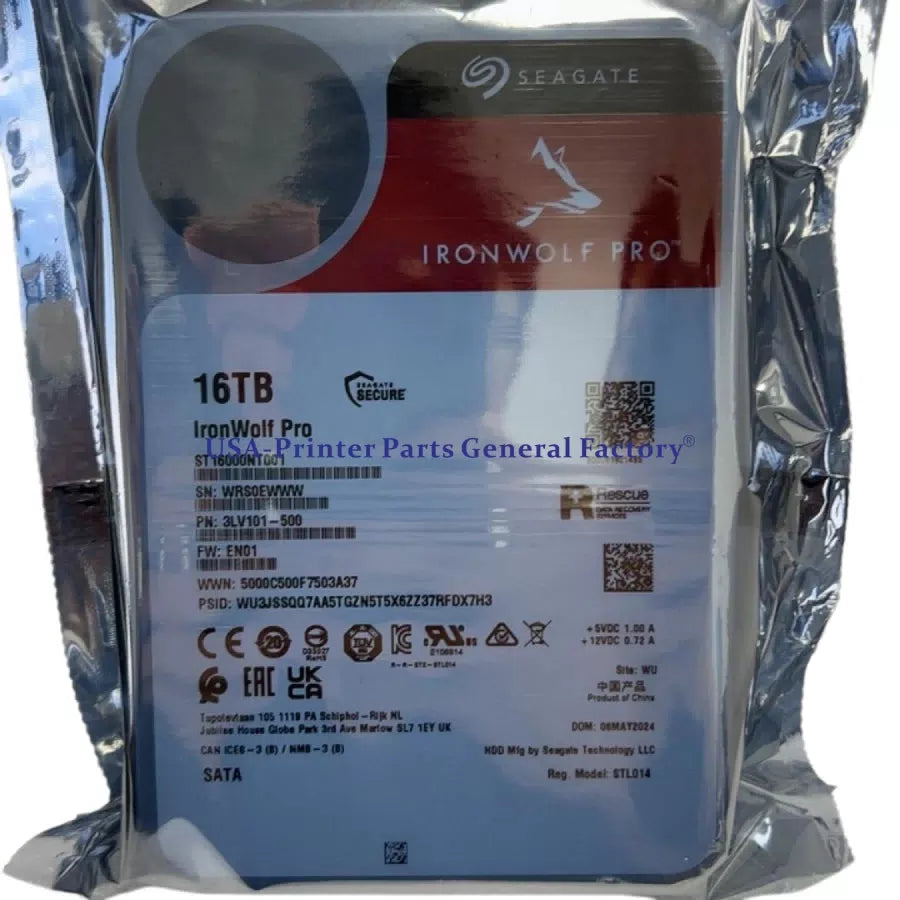 ST16000NT001 For Seagate IronWolf Pro 3.5" SATA III 7200 rpm Internal HDD [1]
