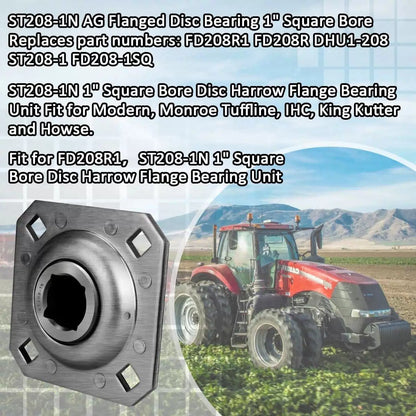 ST208-1N 1" Square Disc Harrow Flange Bearing Unit, for... [5]