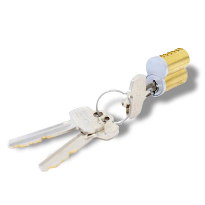 SUMMIT DOORWARE High Security Keyed Up IC Core Cylinder with Satin Chrome [1]