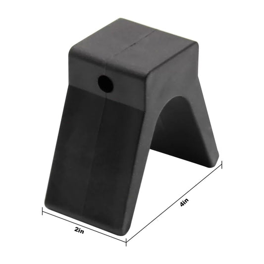 SYOWADA 1 Pcs V-Span Boat Trailer Bow Stop Block 2*4*1/2 inch, Black [2]