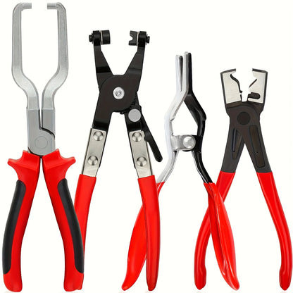 Professional Hose Clamp Pliers- Fuel Line Disconnection and Removal Tool Kit for Auto Repair