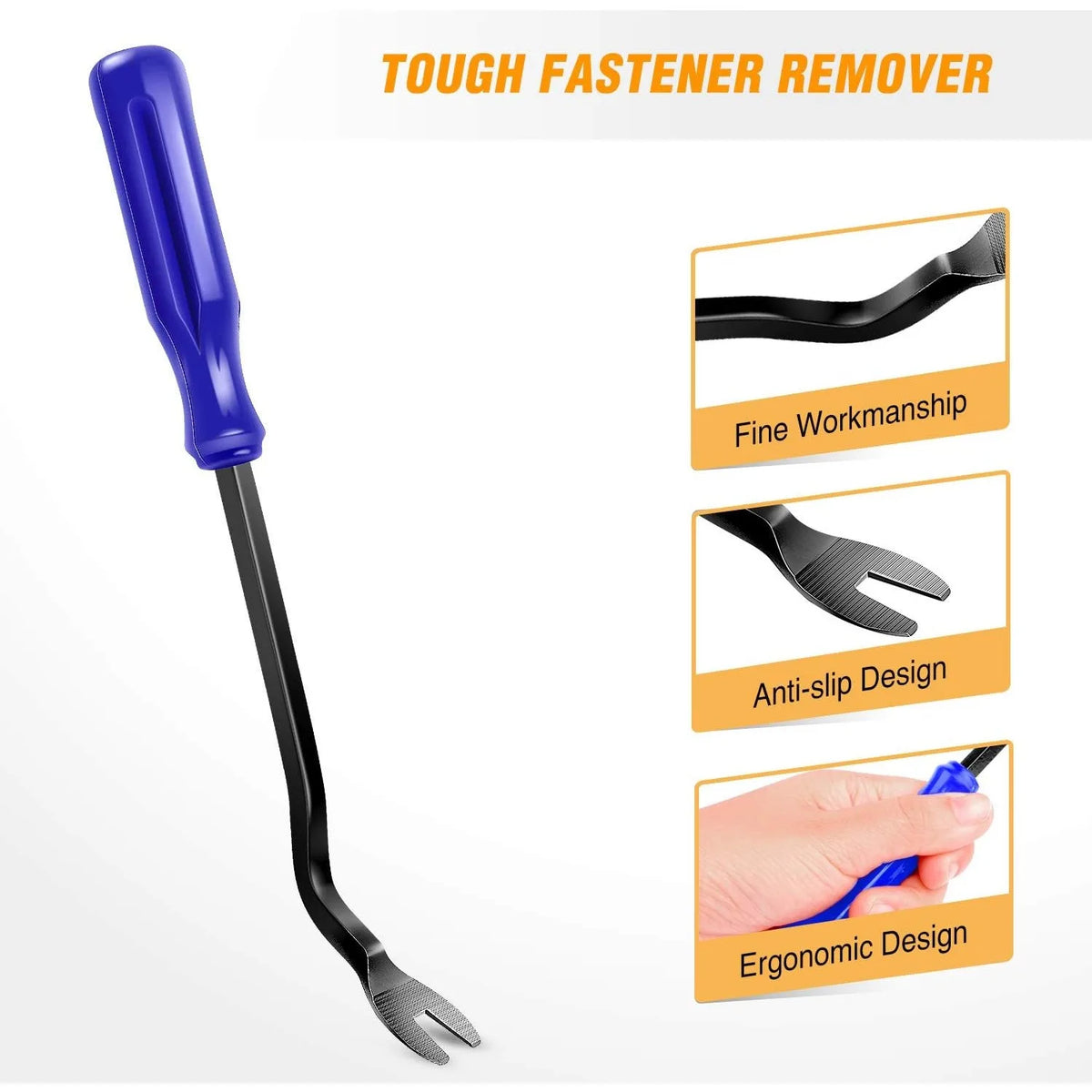 5PCS Car Trim Removal Tool Kit, No-Scratch Pry Tool for Door Panel Clip Dashboard Audio Interior Dismantle, Auto Repair Tool Set