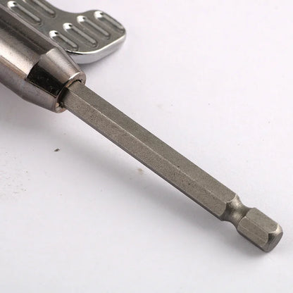1pc Right Angle Drill 105 Degree Right Angle Driver Angle Extension Power Screwdriver Drill Attachment 1/4inch Hex Bit Drill Bit