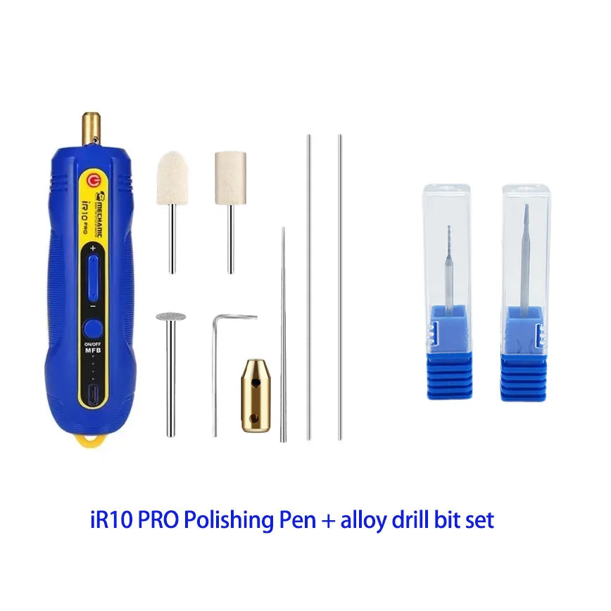 MECHANIC IR10 PRO Electric Glue Remover 6in1 3-Gear Adjustable Screw Extractor Kit for Mobile Phone Screen Glue Removal Polish