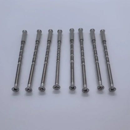 25 Pcs/Set Door Handle Screws - Through Fixing Bolts for Door Handle Roses, Knobs & Door Lock Metal Hardware