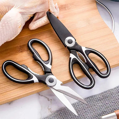 Multifunction Stainless Steel Kitchen Tools Strong Home Vegetable Chopping Chicken Bone Fish Food Scissors Multi-Purpose Tool