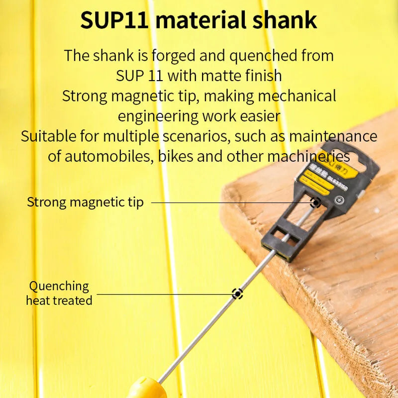 Deli 1 Pcs PH0/PH1/PH2/PH3 Magnetic Philips Screwdriver Household Precision Screw Driver Electrician Portable Repair Hand Tools