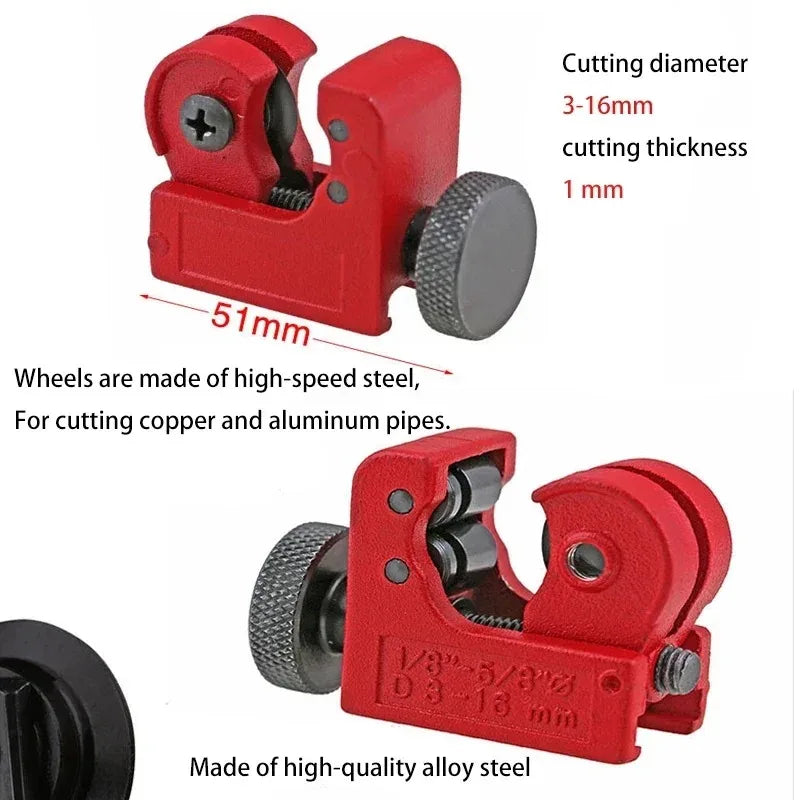 3-16/3-22/3-28 Pipe Cutter Light Zinc Alloy Metal Pipe Cutter Pipe Cutter V2 Small Copper Pipe Cutter Arrow Cutter