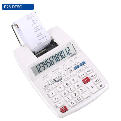 New Model P23-DTSC Printable Calculator Two-color Paper Output Desktop Printing Calculator