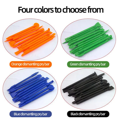 10pcs/Set Newest 10 in 1 Plastic Crowbar Disassembly Spudger Opening Tools Kit for Mobile Phone Computer Repairing Opening Tools