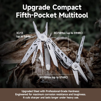 NexTool Keychain Mini Flagship F12 Folding Multi Tool 13 In 1 Screwdriver Pliers File Ruler Bottle Opener Scissors EDC Hand Tool