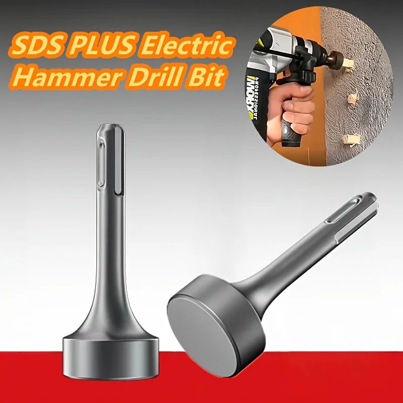 Steel Sds Plus Electric Hammer Drill Driver, Round Handle Chisel Socket, Durable Structure, Compatible with Hammers, Basic Work