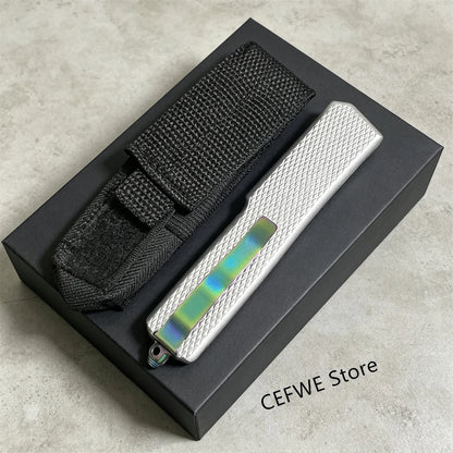 Cobra Tec Outdoor Camping Tactical Pocket Folding Knife D2 Blade Aluminium Alloy Handle EDC Survival Rescue Multi-purpose Knife