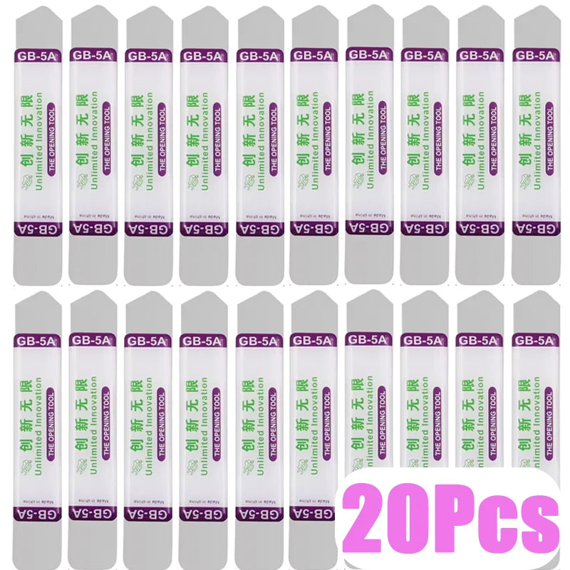 1/3/5/10/20pcs Stainless Steel Blade Soft Thin Pry Spudger Cell Phone Tablet Screen Battery Opening Tools