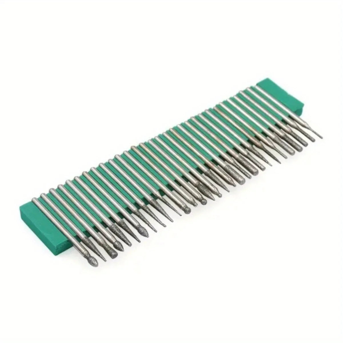 30pcs Diamond Drill Bits Set Stone Carving Rotary Tool Bits for Glass Ceramic Jewelry