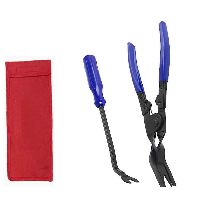 Auto Headlight&Door Panel Dash Clips Remover Tool Kit Car Trim Clip Removal Pliers Vehicle Repair Maintenance Equipment Set
