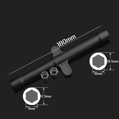 Plumbing Key 9/10/11/12mm Tap Wrench Flume Wrench Sink Faucet Socket Wrench Plumbing Tools Wrench Multifunctional Plumbing Tool