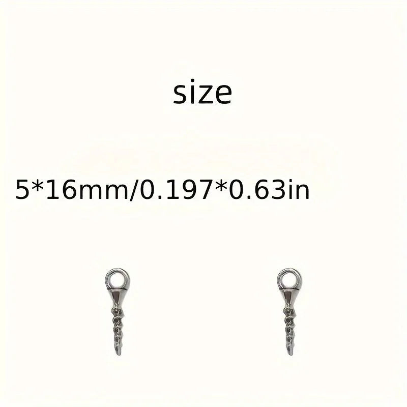 100 Mini DIY Metal Screws, Suitable for Walls, Wood, Pendant Tools, Accessories, Home Furnishings