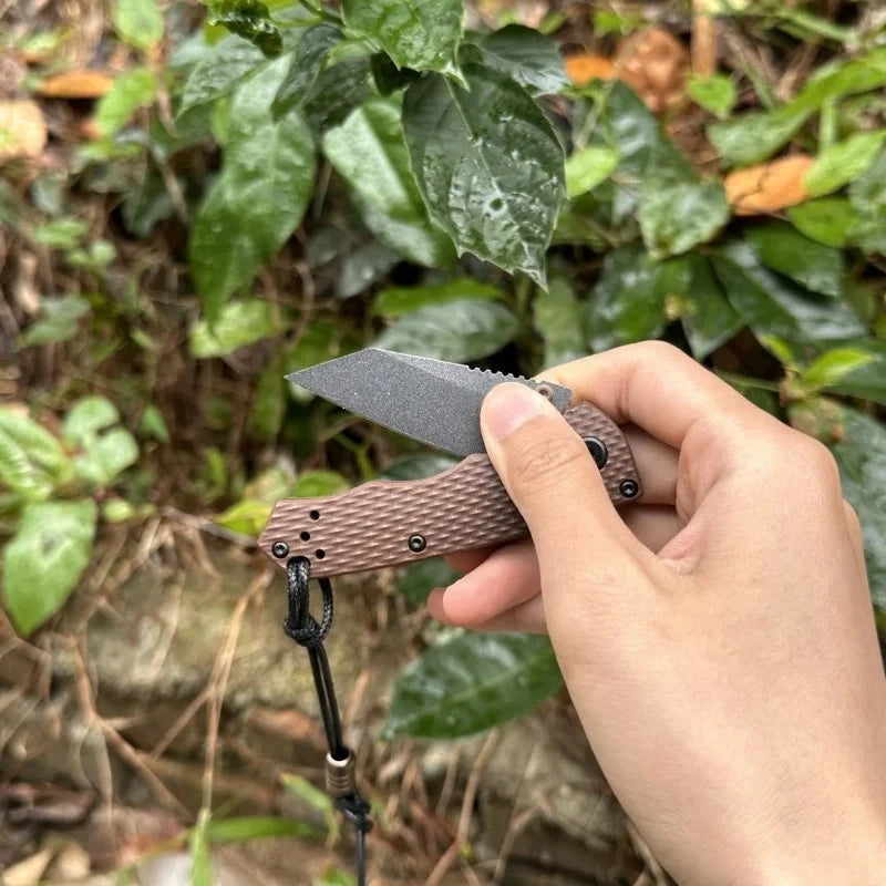 BM 290 Multi-color Pocket Folding Knife D2 Steel Blade Outdoor Portable Camping EDC Equipment Multi-function Carving Knife